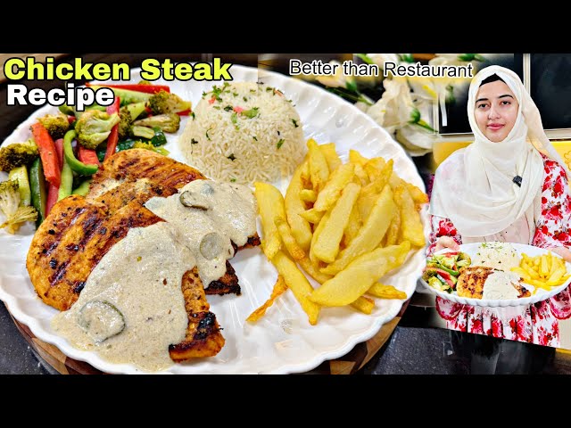 Secret Restaurant Chicken Steak Recipe 🤫 | Juicy & Creamy Jalapeño Sauce at Home!