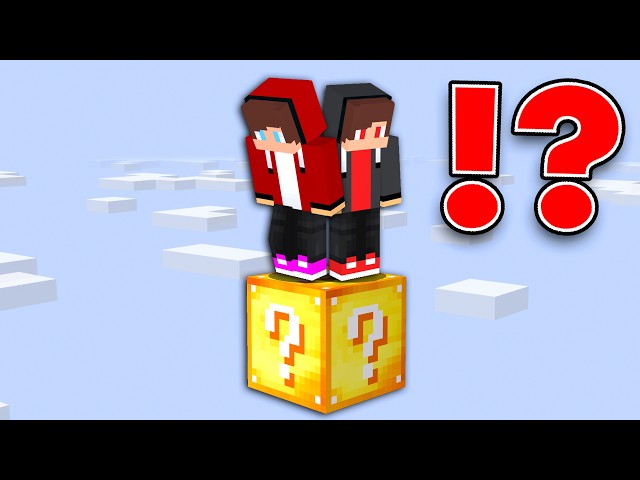 JJ Locked on One Lucky Block With Dark JJ ?!