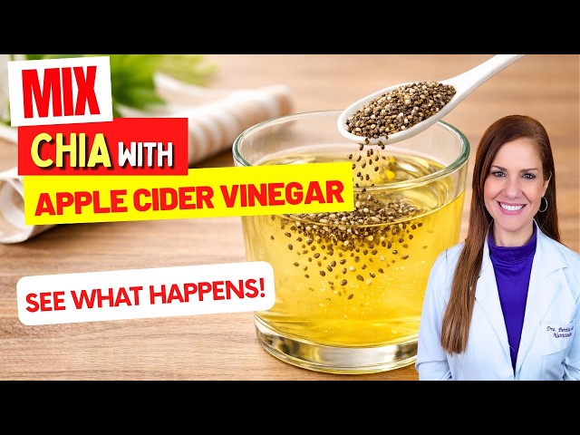 Mix CHIA with APPLE CIDER VINEGAR - SATIETY, BLOOD SUGAR and GUT (How to Use it RIGHT)