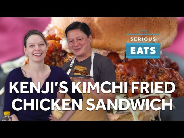Kenji's Kimchi-Brined Fried Chicken Sandwich | Serious Eats