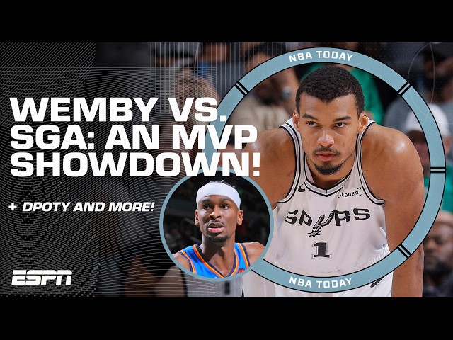 Kendrick Perkins says Victor Wembanyama WILL TAKE MVP from SGA IF what happens?! 👀 | NBA Today