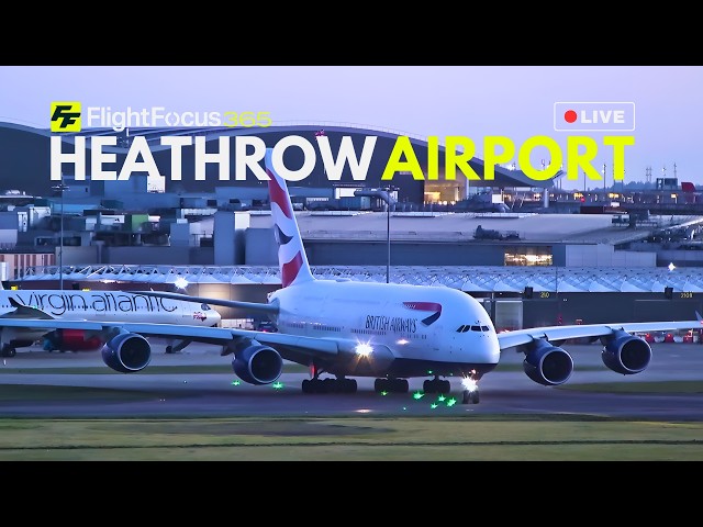 Heathrow Airport Live - Wednesday 8th April 2026