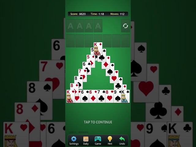 Classic Mobile Game Solitaire - Classic Game ASMR (436)