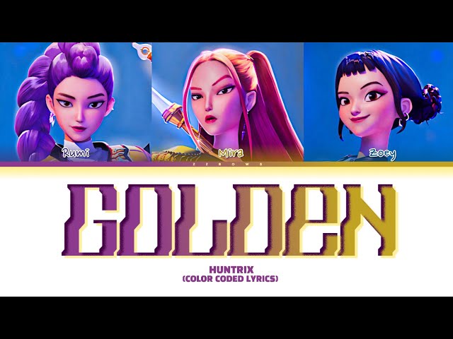 HUNTRIX 'Golden' Lyrics (HUNTRIX Golden 가사) Color Coded Lyrics