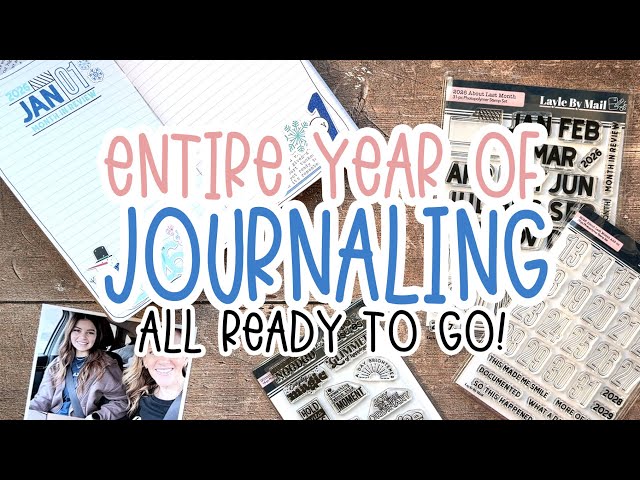 Year In Review Journal Set up | LaylebyMail Kit