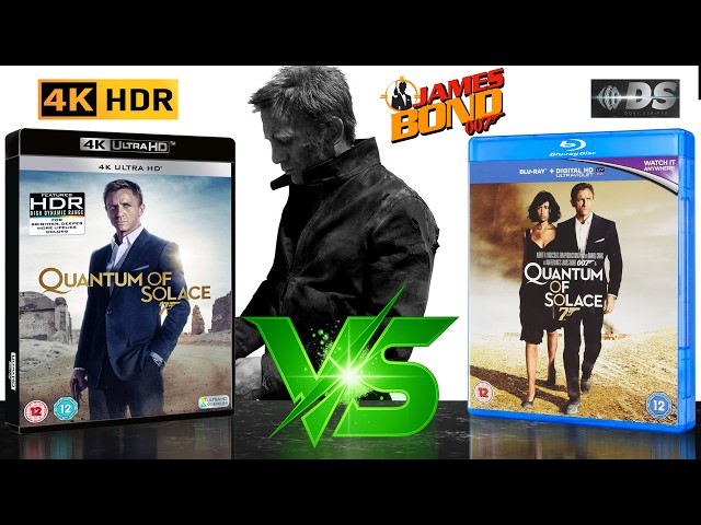 HDR vs SDR | 4K Blu-ray REVIEW |  Dolby Vision Analysis  | Quantum of Solace 2008