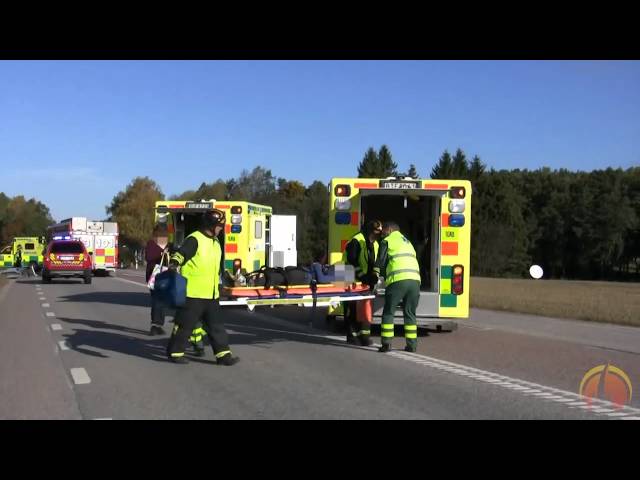 Trafikolycka på Lv600 vid Högsta