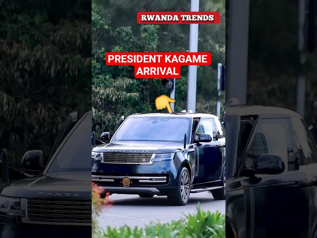 Perezida Kagame atwaye Imodoka na Madamu we #kwibuka32 #rwandatrends #paulkagame #rwandanbeauty