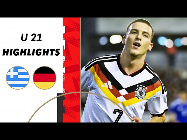 El Mala’s rocket sends GERMANY TOP! | Greece vs Germany 0-2 | U-21 EURO Qualifier Highlights