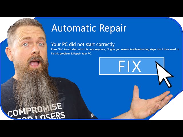 Stuck in Automatic Repair? Fix It WITHOUT Formatting