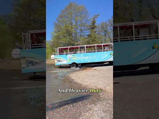 Der Bus, der sich in ein Boot verwandelt #Boot #Reisen #Bus #Wissen