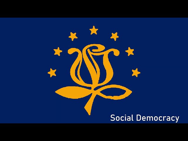 Ukrainian Flag in Different Ideologies Flag Animation