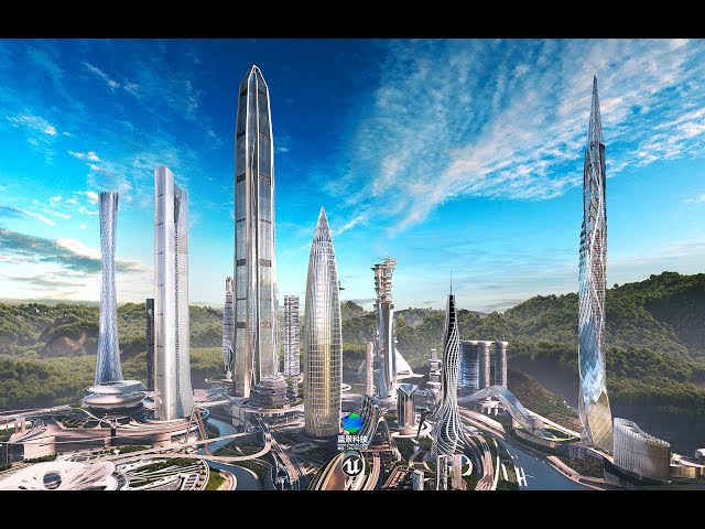 metaverse of shenzhen city,made by UE4