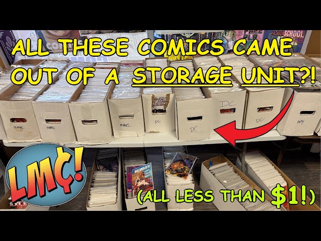 HUGE $1 Comic Sale Haul… from a STORAGE UNIT?!