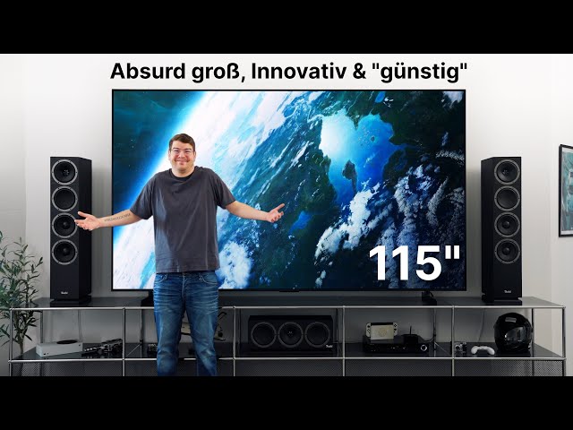 I got to test the BIGGEST 4K TV in the world!