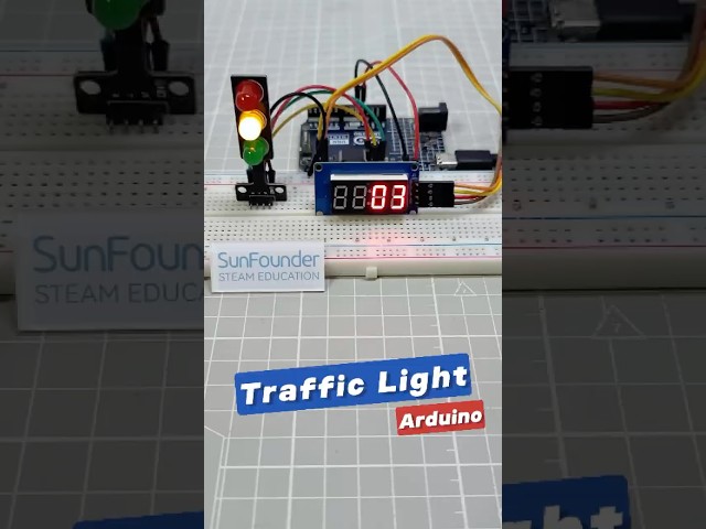 Arduino Traffic Light Tutorial — Perfect for Beginners! #arduino #arduinoproject