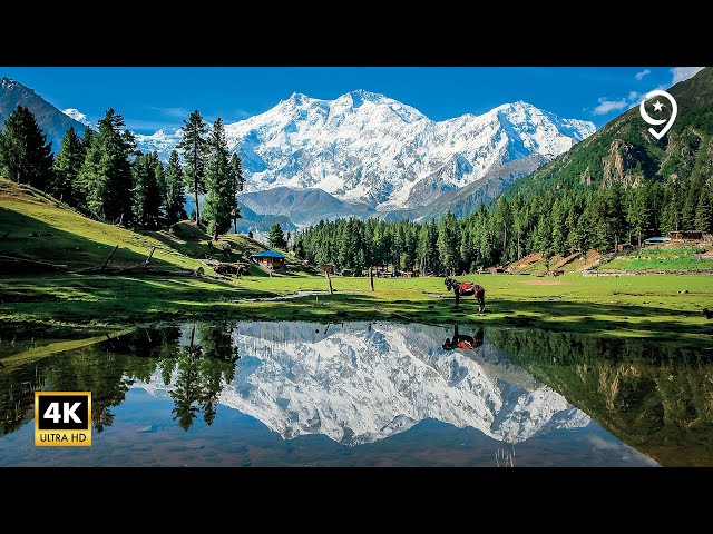 4K Pakistan Drone Views of Gilgit Baltistan, Northern Areas & Fairy Meadows with Cinematic Music