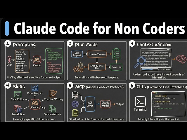 All 35 Claude Code Concepts Explained for Non Coders