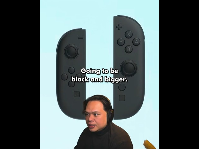 Switch 2 Joy-Cons REVEALED: BIGGER, BLACK, & BOLD! Is Nintendo's New Look a FLOP? 🤔