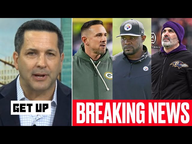 GET UP | Adam Schefter UPDATES NFL coaching: Kevin Stefanski to Ravens; Brian Flores to Steelers