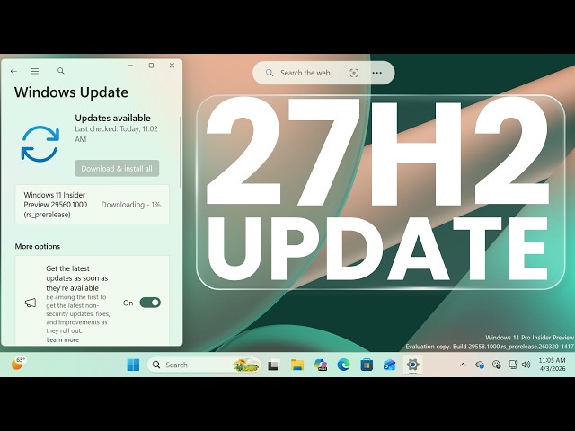 New Windows 11 27H2 Build 29560 Just Changed Admin Access Forever 😳 | HUGE Security Update!