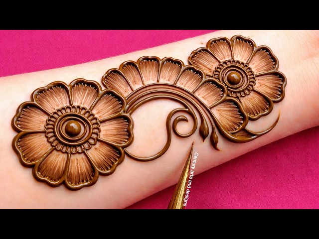 New stylish front hand mehndi design | Easy mehndi | Simple mehndi design |Mehndi ka design | Mehndi