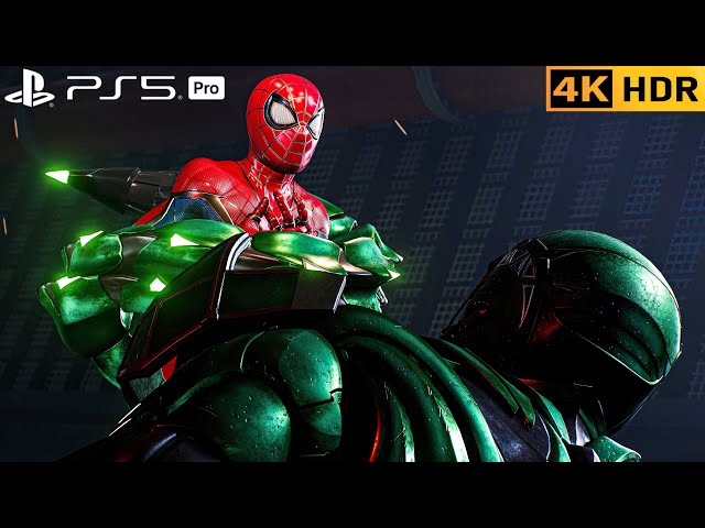 A(PS5 PRO) Nanotech Tom Holland & Miles vs Scorpion / Hunters 4K