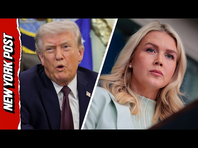 Trump Jokes Karoline Leavitt is 'Doing a Terrible Job' While Bashing Press