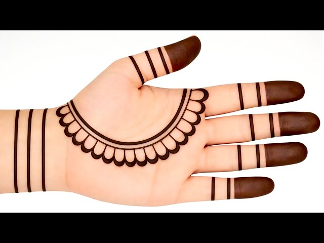 Easy Simple full hand Mehndi design | New Stylish Front hand Mehndi design | Mehandi designs | Henna