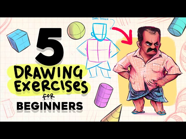 5 BEGINNER Drawing Exercises to IMPROVE Fast (Do these First!)