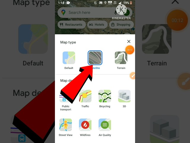 Google map ka satellite kaise chalu kare #full #important #prasad #shorts #trending