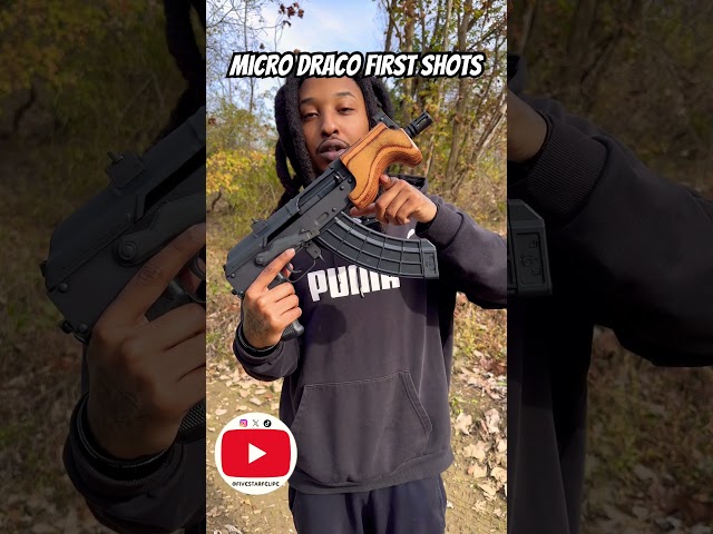 Micro Draco First Shots 💥 #Micro #Draco #Shots #ShootingRange
