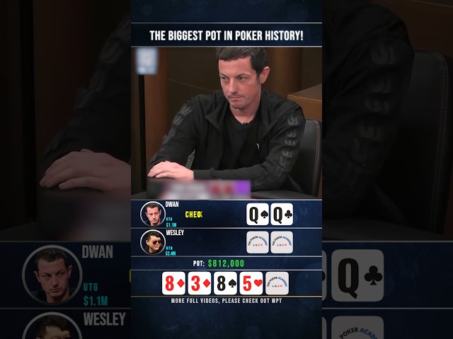 The Epic Clash for the Biggest Pot Ever! 😱 #Poker