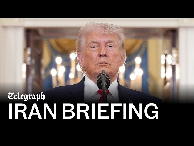 In full: Iran-US war: Trump holds a White House press briefing