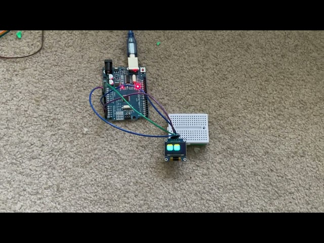 Arduino blinking eyes #arduino 