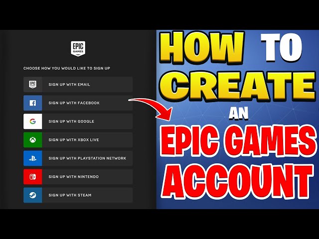 How to Create an Epic Games Account for Fortnite (Full Guide)