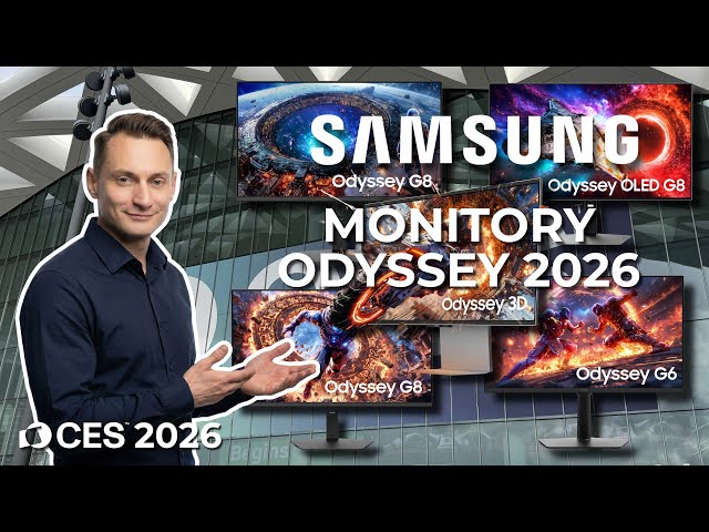 Is a 1040Hz Monitor OVERKILLING? Samsung at CES 2026: Glasses-Free 3D, New QD-OLED, Odyssey 6K an...
