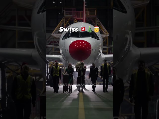 Swiss Airlines at Christmas 🇨🇭🎄🎅 - @FlySWISS - #christmas #aviation #snow #flying #pilot #avgeeks