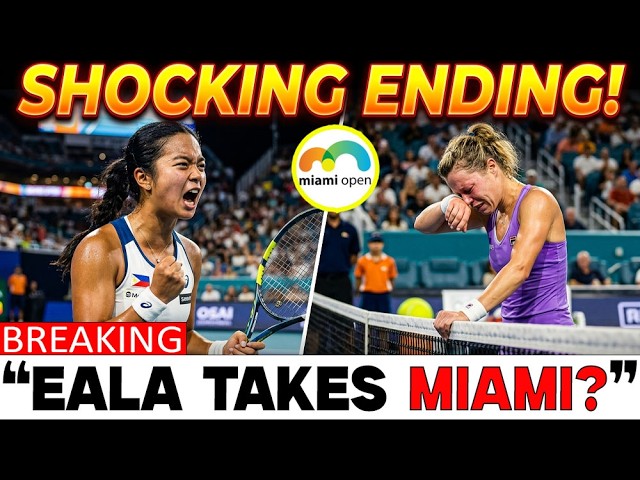 SHE GAVE UP! 😱 Alex Eala SHOCKS Laura Siegemund in Miami Open!