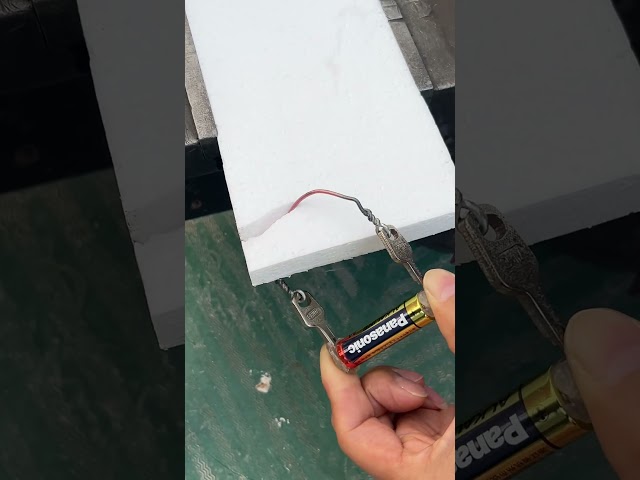 Cut Foam Easily with a Battery Trick