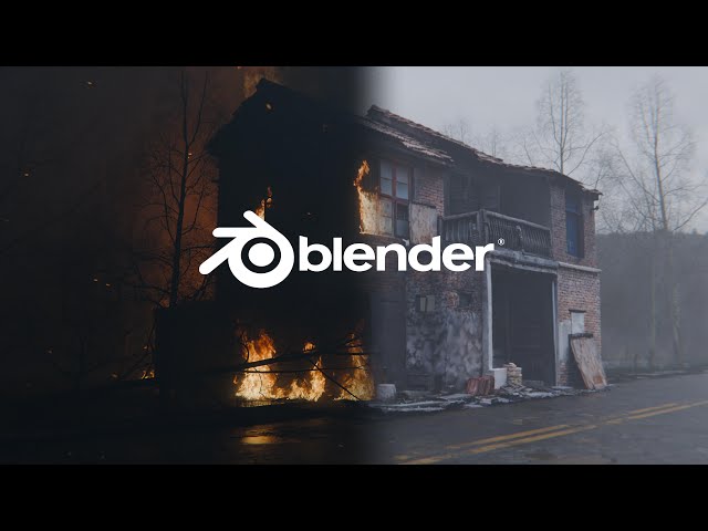 Step by Step Cinematic Fire Tutorial in Blender - Teaser!