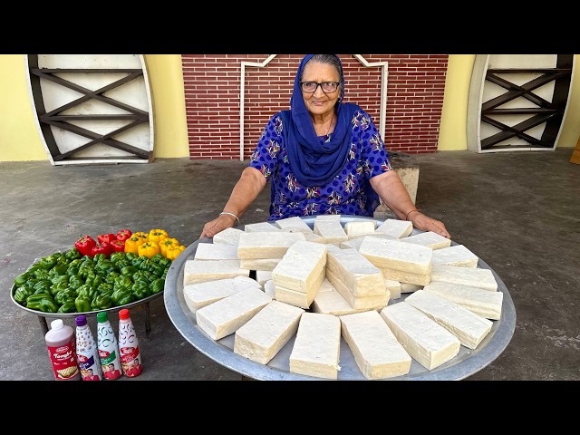 SOYA PANEER Cooked By Granny | Soya Paneer Recipes | Paneer Recipes | Veg Village Food