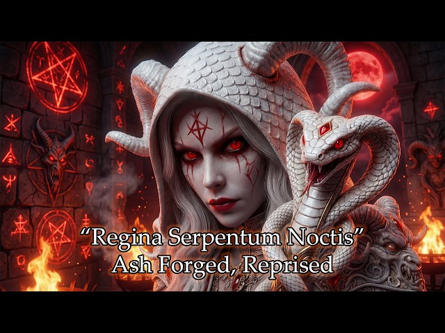 "Regina Serpentum Noctis" - Ash Forged, Reprised (Official Music Video, 4K 60 FPS)