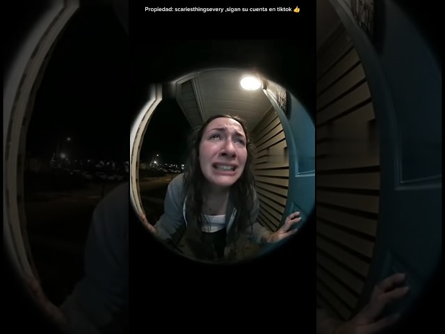 💀 ¿Le abrirías la puerta? terror analogico #terror #horror #foryou #miedo