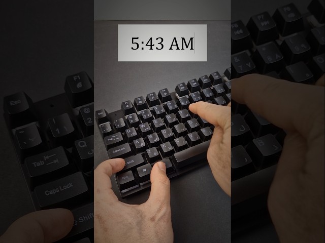 The Fastest Way To Type time | #asmr #computer #fasttypingkeyboard #typing