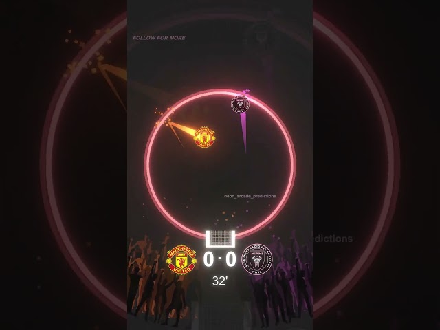 MANCHESTER UNITED vs INTER MIAMI🤯#footballmarbles #footballedit #intermiami #manchesterunited