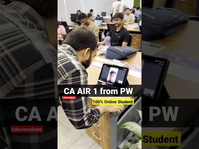 CA AIR 1 from PW 🔥