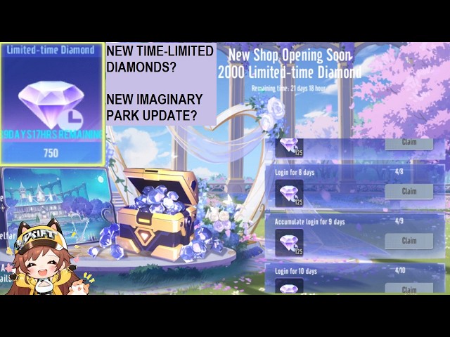 FREE 12K+ 'Time-Limited Diamonds' & 'Imaginary Park' Update? 【Garena Speed Drifters】