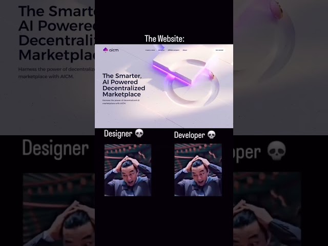 The Website 💀 #designer #developer #web #shorts