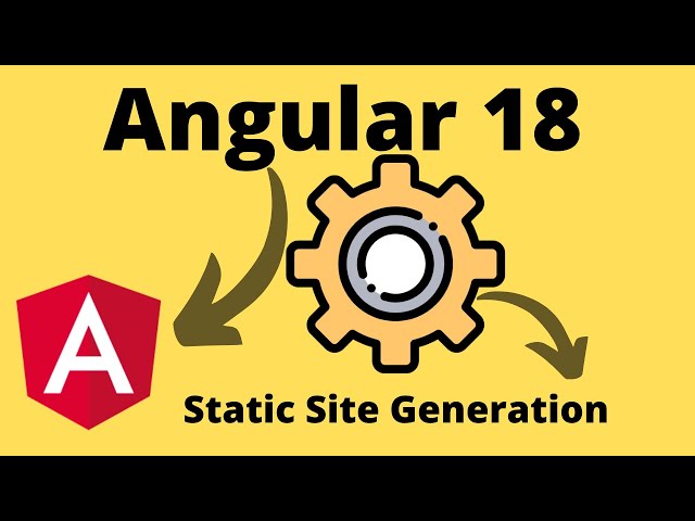 Angular 18 Static Site Generation SSG Tutorial | Build Lightning-Fast Websites